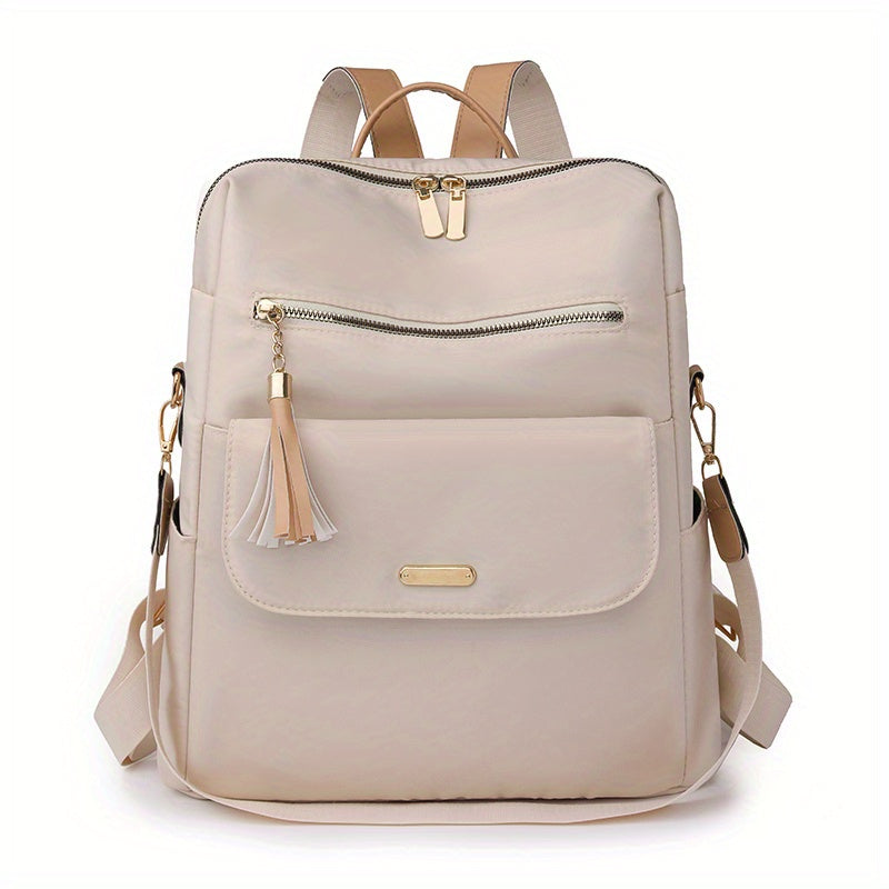 Women's Casual All-Match Backpack - Travel Rucksack With Removable Strap