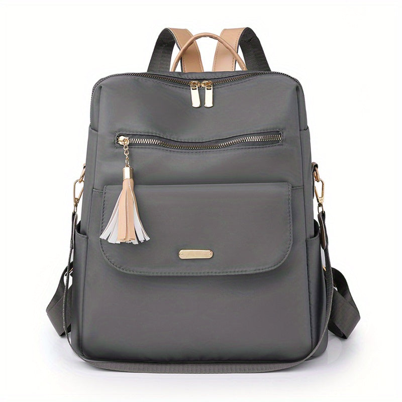 Women's Casual All-Match Backpack - Travel Rucksack With Removable Strap