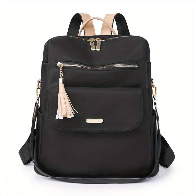 Women's Casual All-Match Backpack - Travel Rucksack With Removable Strap