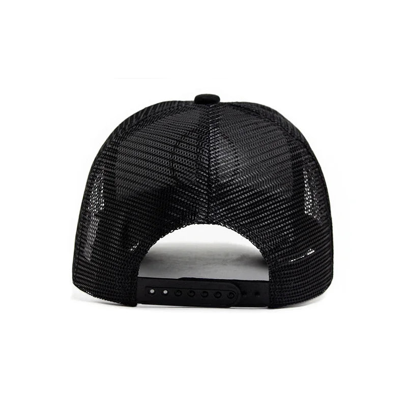 Summer Mesh Baseball Cap Women Men Snapback Hat Casual Breathable Letter Icon Unisex Hip Hop Trucker Caps Outdoor Sports Dad Hat