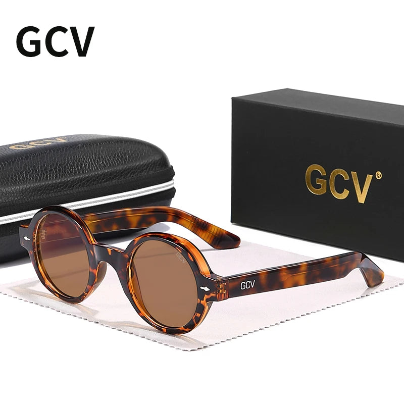 GCV Brand Fashion Avant-garde Acetate Appearance Patent Design Women's GM Cat eye sunglasses polarized light, and UV protection