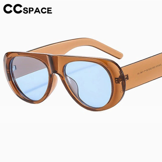 Vintage Luxury Brand Designer Oversized Pilot Sunglasses Women For Men Shades Big Frame Popular Punk Sun Glasses UV400 #301128