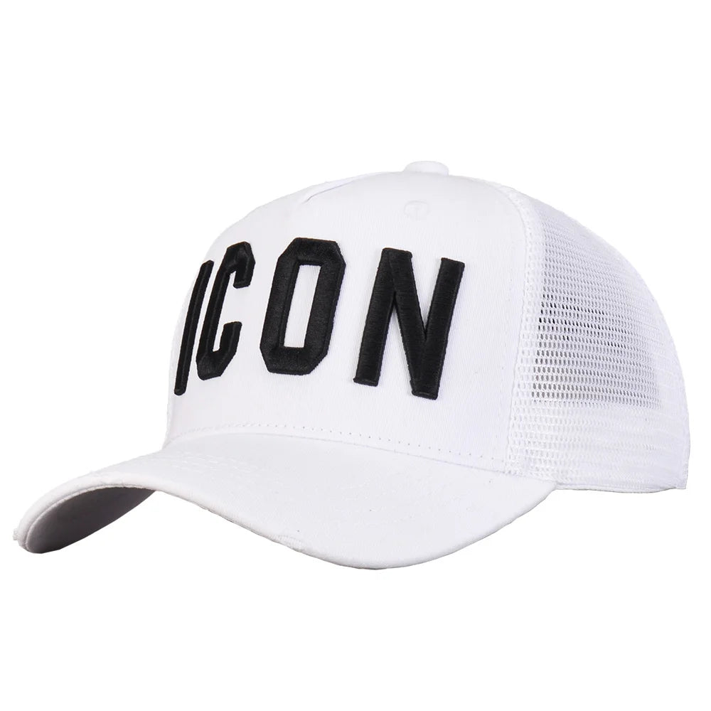 DSQICOND2 Cotton Summer Baseball Cap for Men Women Embroidery ICON Black Dad Hat Hip Hop DSQ Trucker Cap Hombre Gorras Casquette